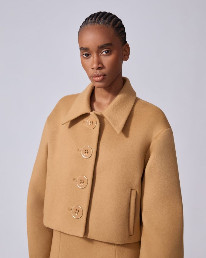 Cropped Wool Jacket
