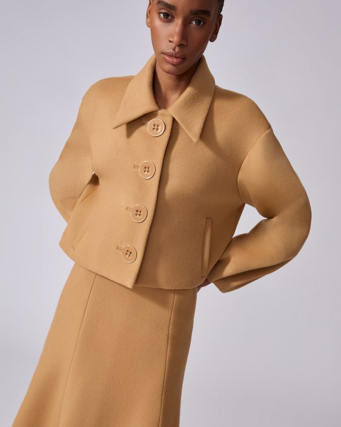 Cropped Wool Jacket