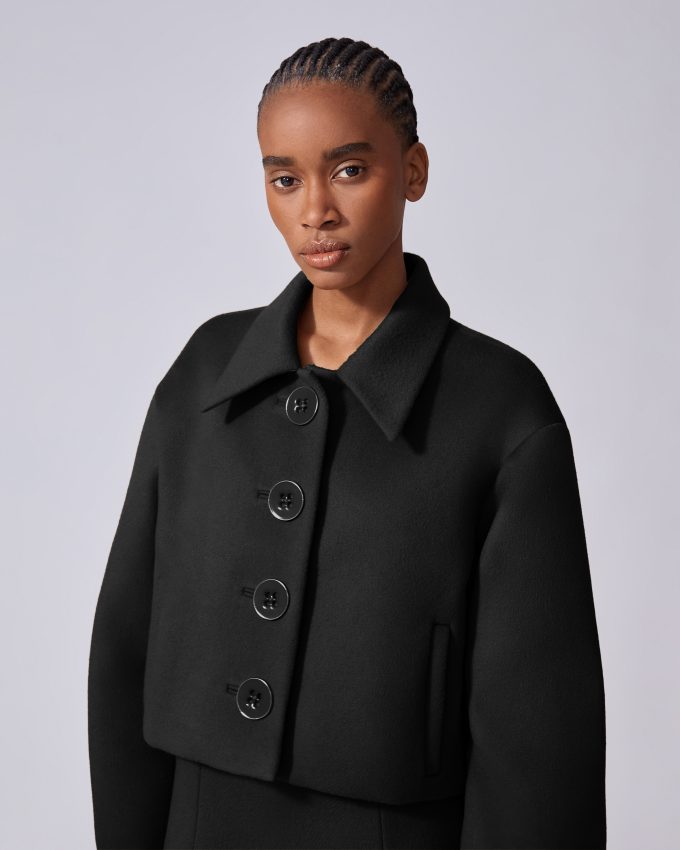 Cropped Wool Jacket
