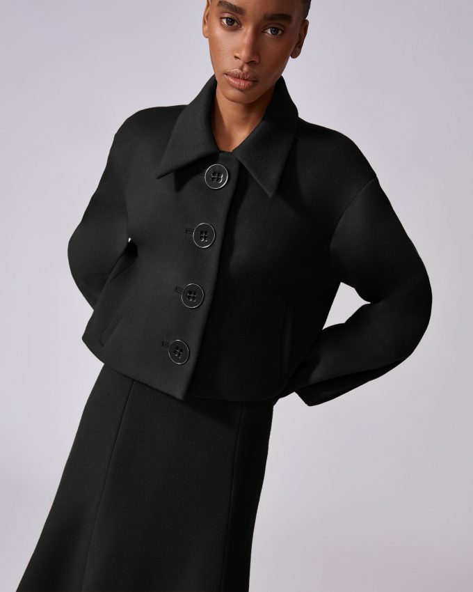 Cropped Wool Jacket