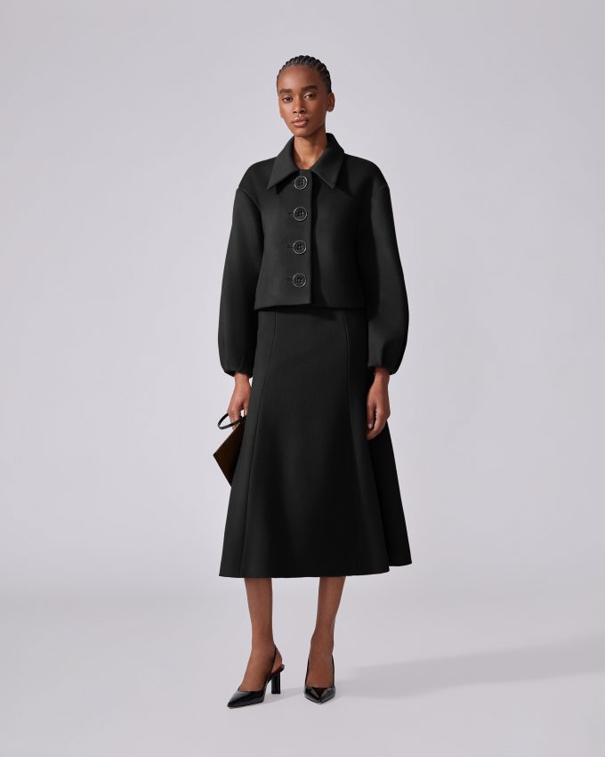 Cropped Wool Jacket
