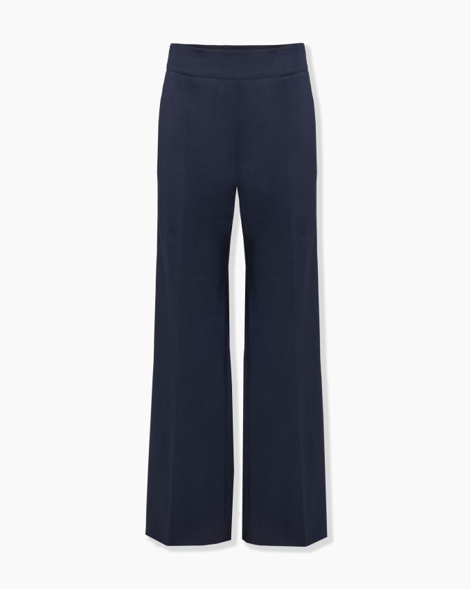 Sateen Wide-Leg Pant