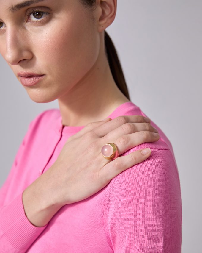 Carolina Herrera x Olympia Babylonia Cabochon Ring