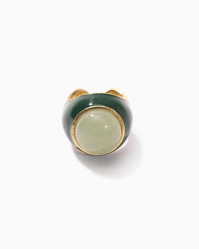 Carolina Herrera x Olympia Babylonia Cabochon Ring
