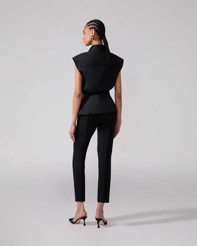 Sleeveless Wrap Top