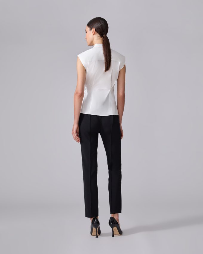Sleeveless Wrap Top