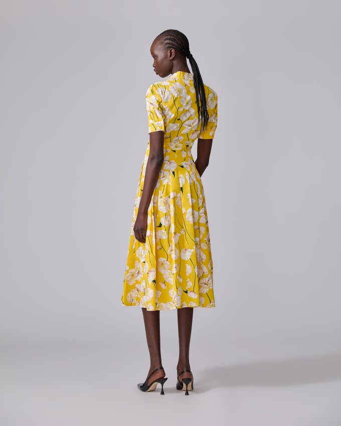 Floral-Print Shirt Dress