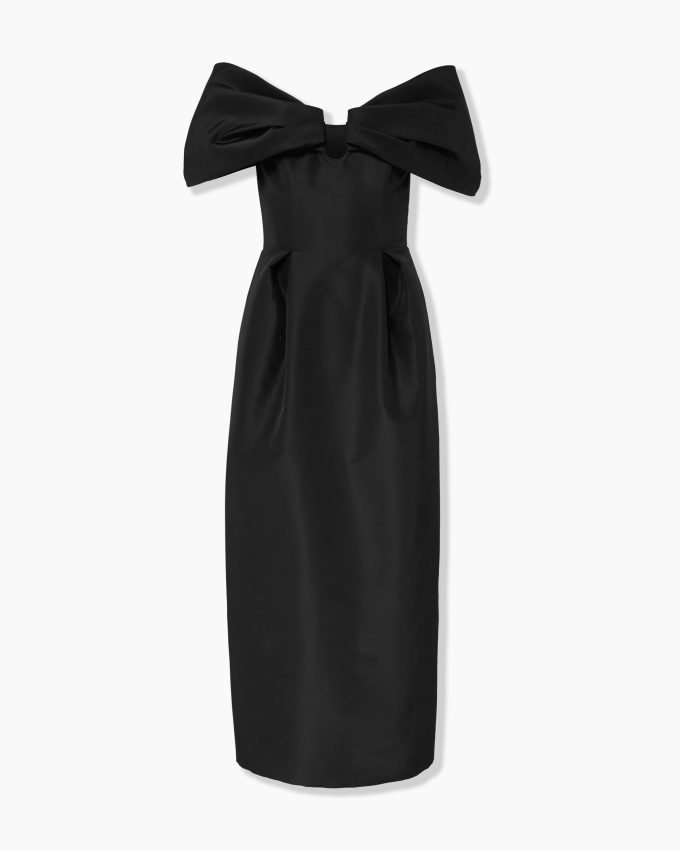 Off-Shoulder Column Dress