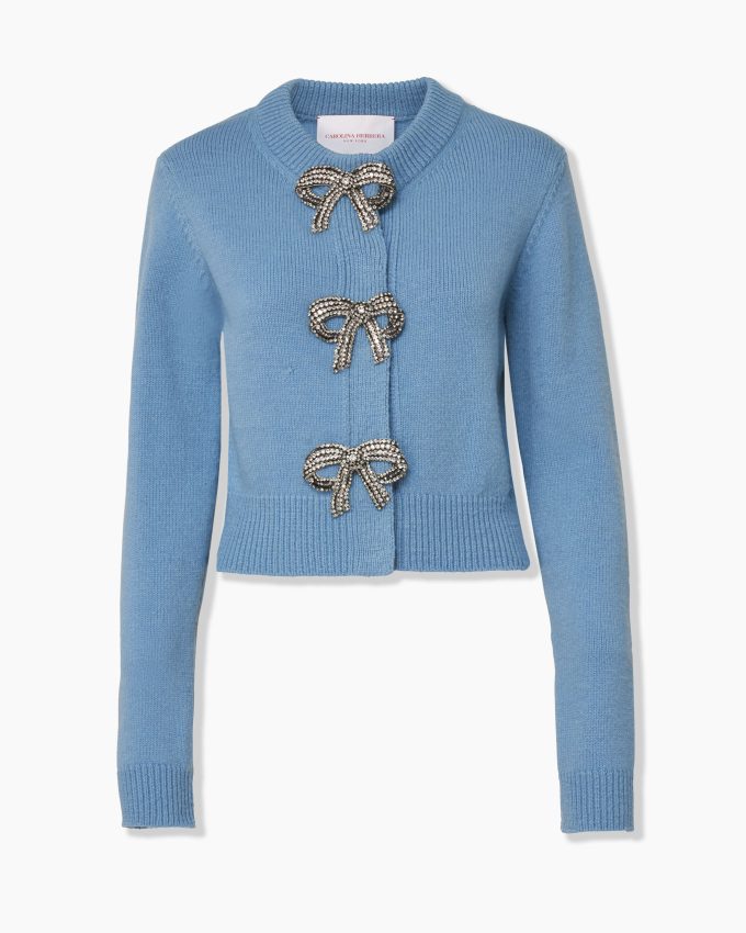 Crystal Bow Cardigan