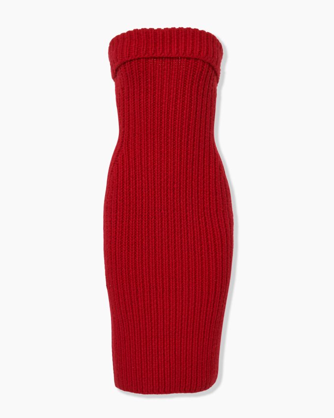 Cashmere Knit Mini Dress