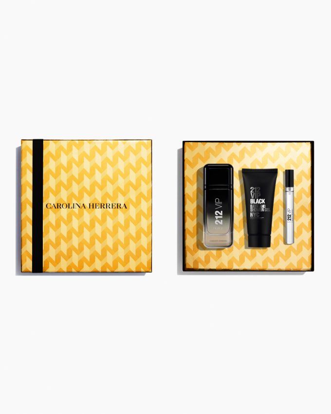 212 VIP Black 3.4 fl oz Eau de Parfum, Shower Gel and 10ml Megaspritzer