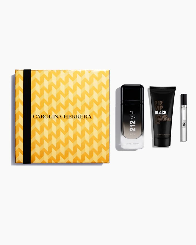 212 VIP Black 3.4 fl oz Eau de Parfum, Shower Gel and 10ml Megaspritzer