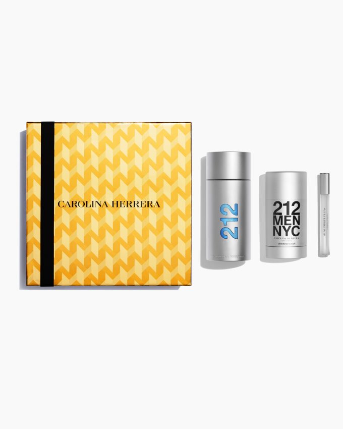 212 NYC Men Eau de Toilette 3.4 fl oz, Deo Stick and Megaspritzer