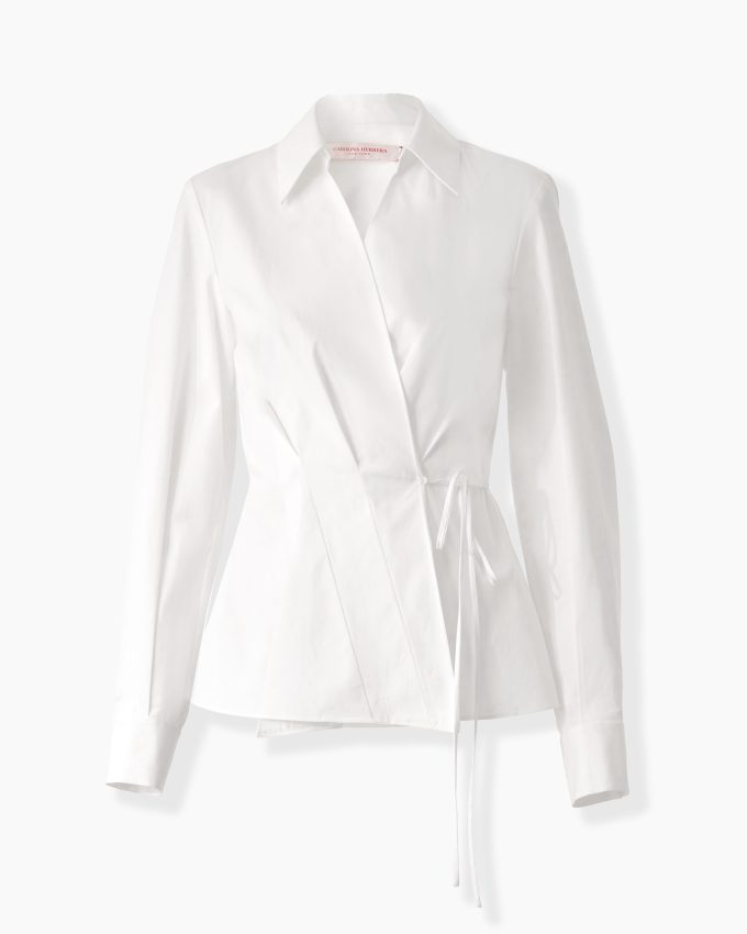 Tie-Waist Wrap Top