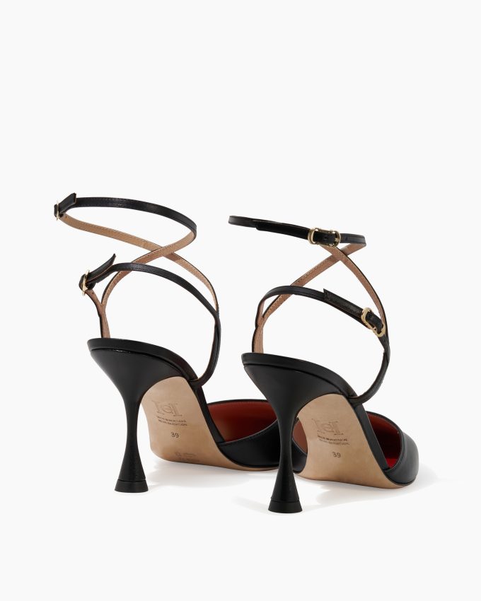 Strappy Pump in Leather