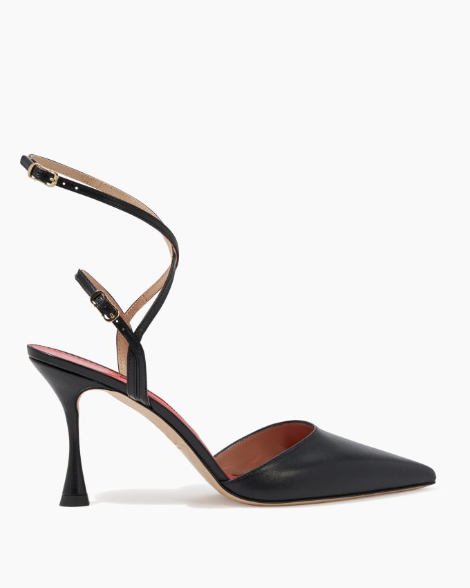 Strappy Pump in Leather