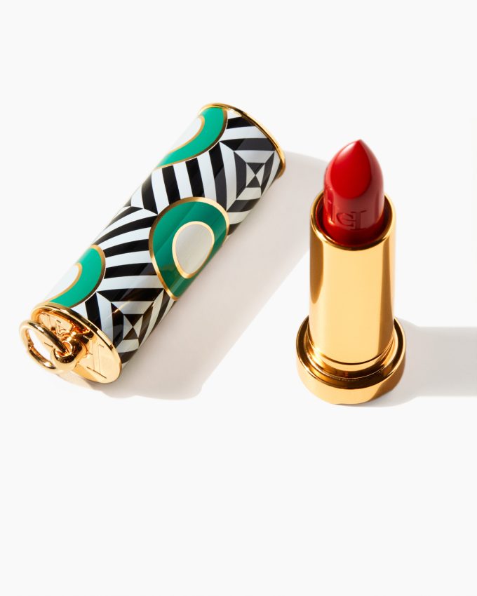 The Lipstick Cap Green Dots
