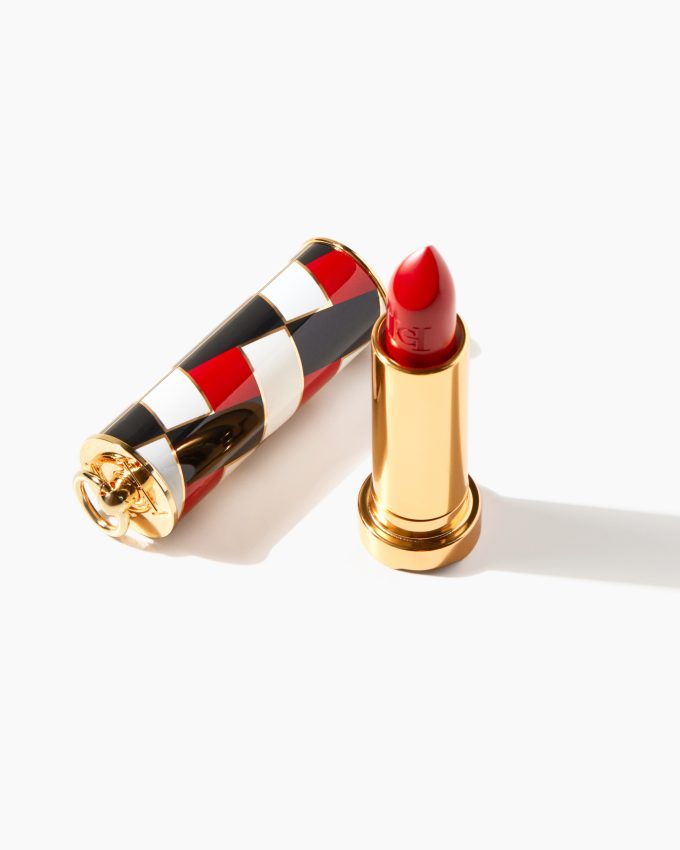 The Lipstick Cap Red Tartan