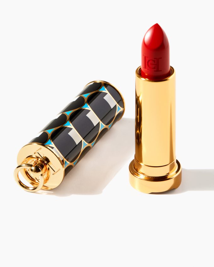 The Lipstick Cap Blue Dots