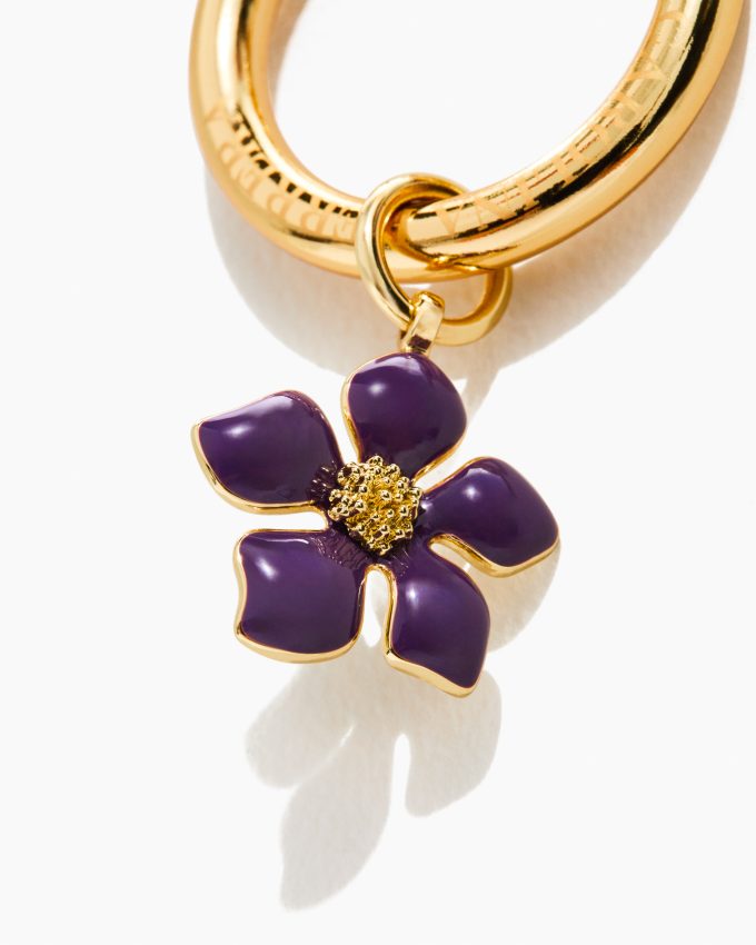 Purple Peony Charm